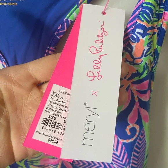 Lilly Pulitzer Luxletic Racerback Tank NWT - Picture 5 of 5